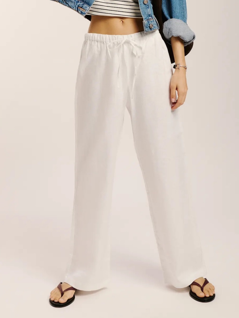 Reformation Olina Linen Short Pant XS